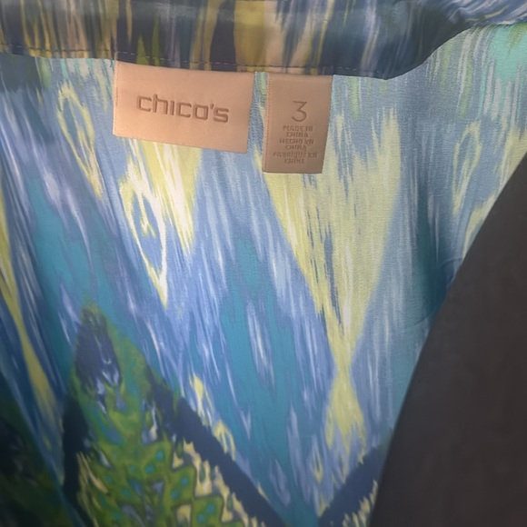 Chicos multi-colored tunic shirt. - Picture 5 of 5